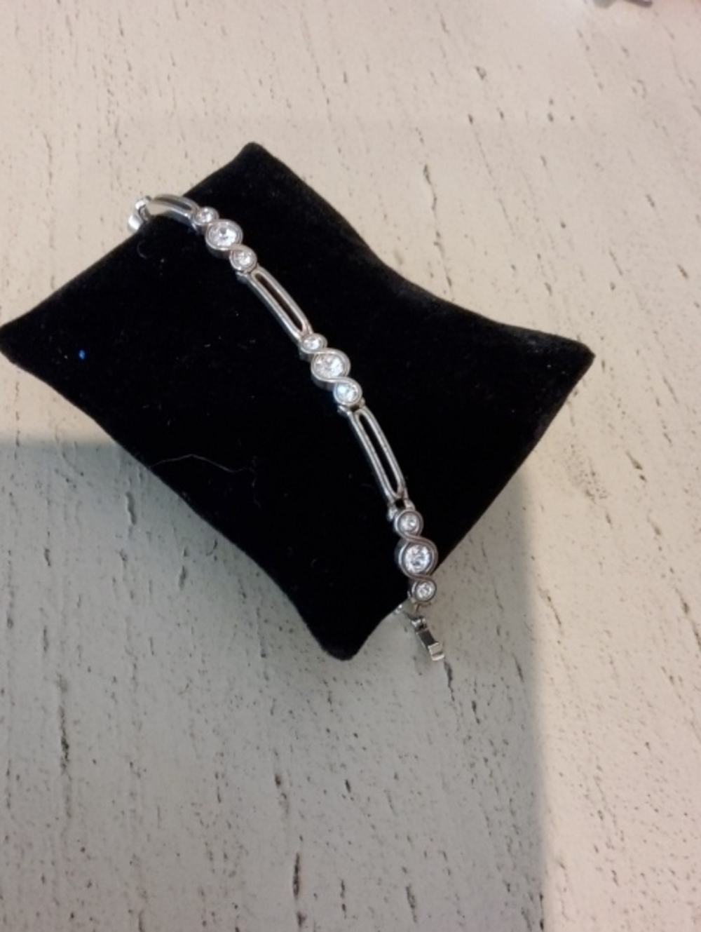 Brighton Silver-Tone Bracelet with Clear Stones